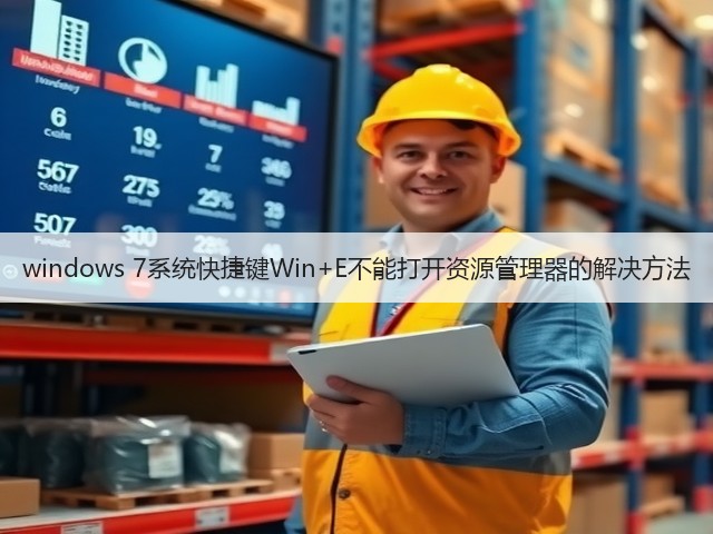 windows 7系统快捷键Win+E不能打开资源管理器的解决方法(图3)