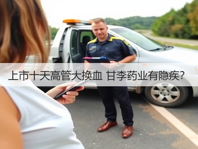 上市十天高管大换血 甘李药业有隐疾？(图1)
