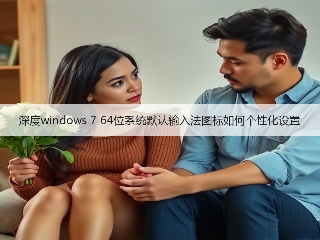 深度windows 7 64位系统默认输入法图标如何个性化设置(图2)