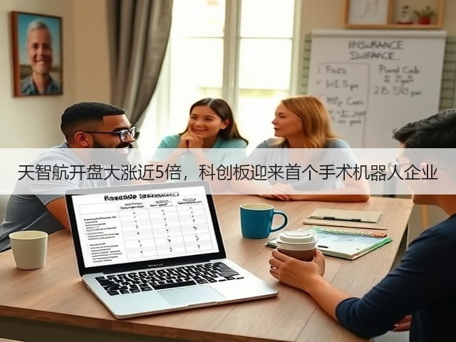 天智航开盘大涨近5倍，科创板迎来首个手术机器人企业(图1)