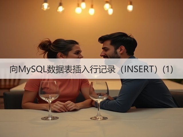 向MySQL数据表插入行记录（INSERT）(1)(图3)