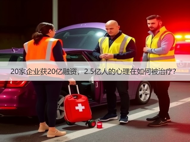 20家企业获20亿融资，2.5亿人的心理在如何被治疗？(图1)