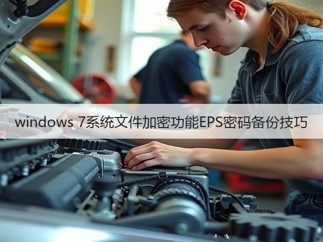 windows 7系统文件加密功能EPS密码备份技巧(图1)