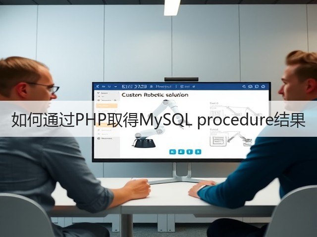 如何通过PHP取得MySQL procedure结果(图1)