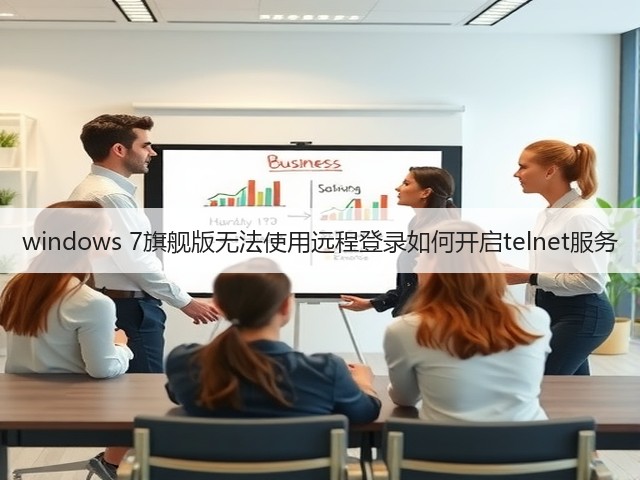windows 7旗舰版无法使用远程登录如何开启telnet服务(图2)