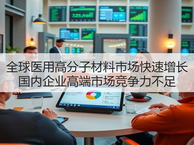 全球医用高分子材料市场快速增长 国内企业高端市场竞争力不足(图1)