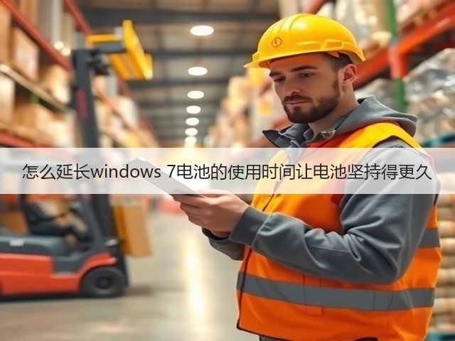 怎么延长windows 7电池的使用时间让电池坚持得更久(图2)