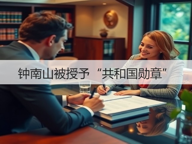 钟南山被授予“共和国勋章”(图2)
