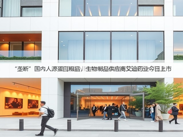 “垄断”国内人源蛋白粗品，生物制品供应商艾迪药业今日上市(图1)