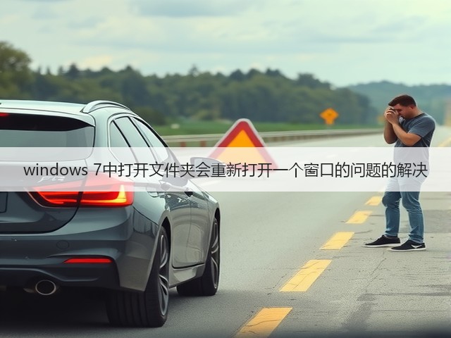 windows 7中打开文件夹会重新打开一个窗口的问题的解决(图3)