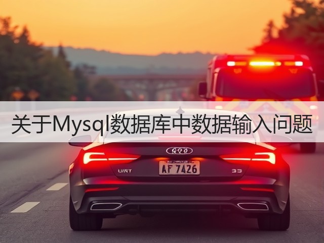关于Mysql数据库中数据输入问题(图1)