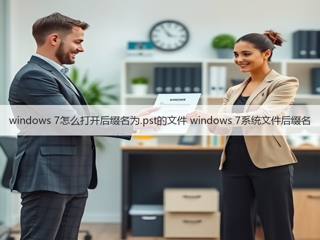 windows 7怎么打开后缀名为.pst的文件 windows 7系统文件后缀名(图2)