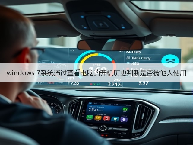 windows 7系统通过查看电脑的开机历史判断是否被他人使用(图3)