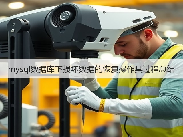 mysql数据库下损坏数据的恢复操作其过程总结(图2)