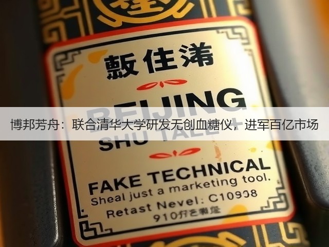博邦芳舟：联合清华大学研发无创血糖仪，进军百亿市场(图1)