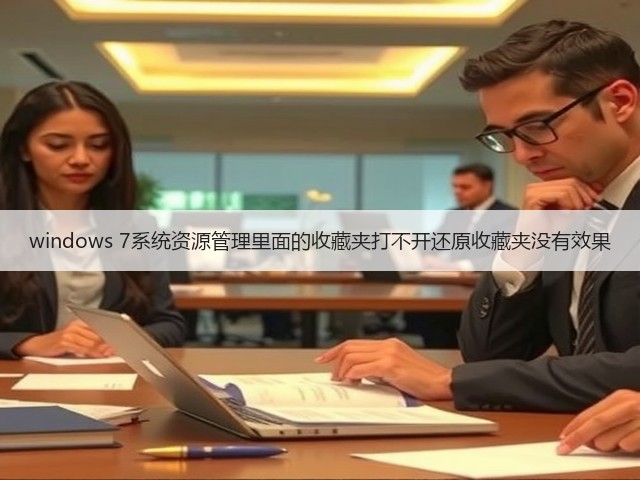 windows 7系统资源管理里面的收藏夹打不开还原收藏夹没有效果(图1)
