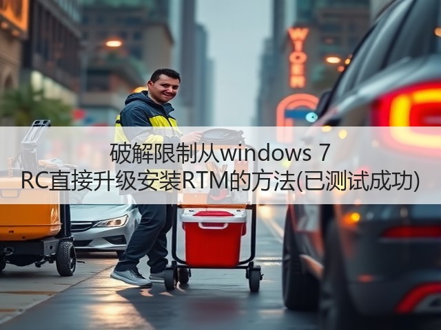 破解限制从windows 7 RC直接升级安装RTM的方法(已测试成功)(图2)