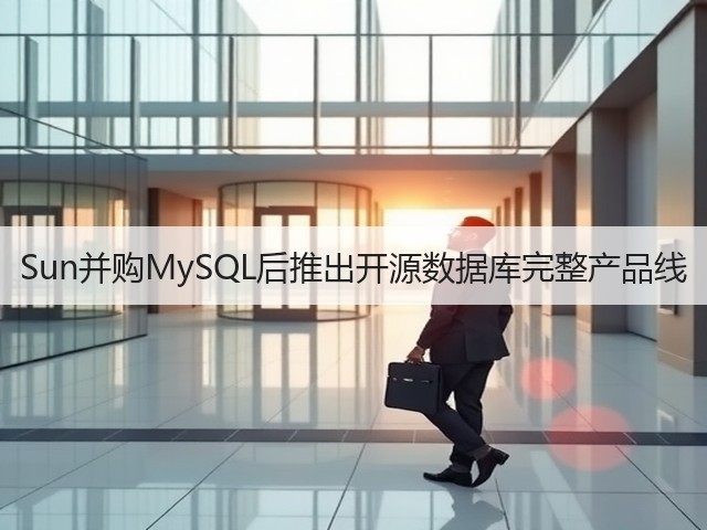 Sun并购MySQL后推出开源数据库完整产品线(图1)