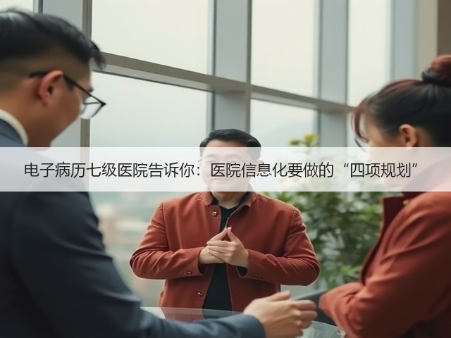 电子病历七级医院告诉你：医院信息化要做的“四项规划”(图1)