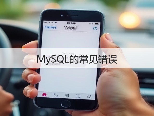 MySQL的常见错误(图1)