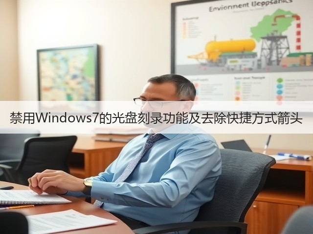 禁用Windows7的光盘刻录功能及去除快捷方式箭头(图2)