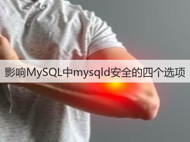 影响MySQL中mysqld安全的四个选项(图3)