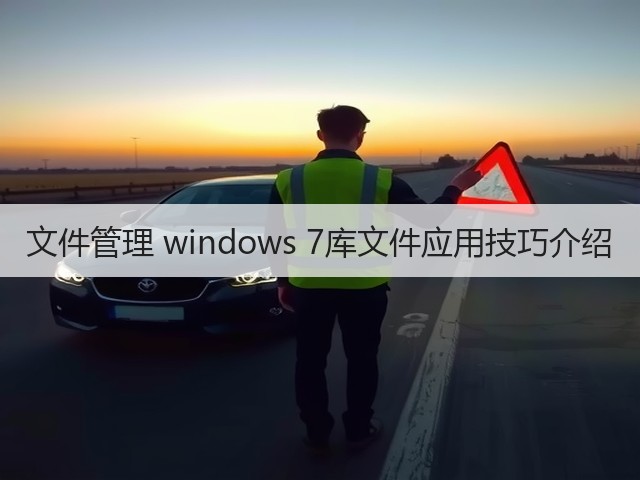 文件管理 windows 7库文件应用技巧介绍(图1)