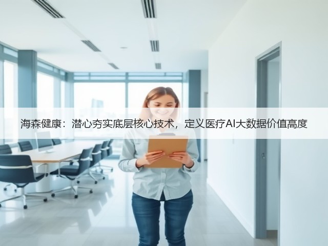 海森健康：潜心夯实底层核心技术，定义医疗AI大数据价值高度(图2)