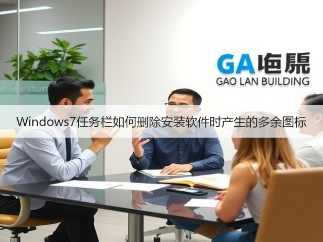 Windows7任务栏如何删除安装软件时产生的多余图标(图1)