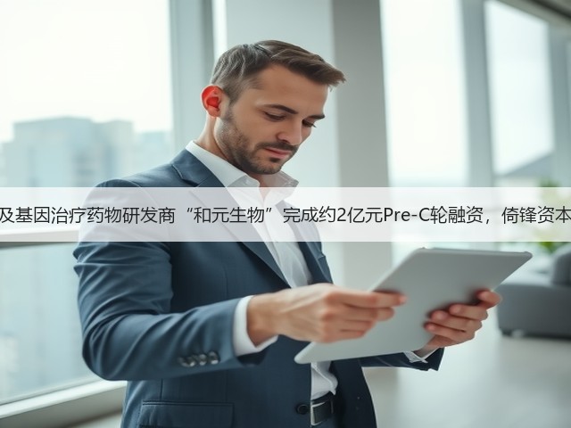 细胞及基因治疗药物研发商“和元生物”完成约2亿元Pre-C轮融资，倚锋资本领投(图2)