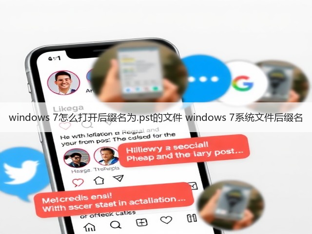 windows 7怎么打开后缀名为.pst的文件 windows 7系统文件后缀名(图2)