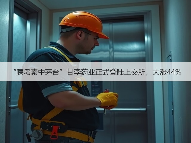 “胰岛素中茅台”甘李药业正式登陆上交所，大涨44%(图1)