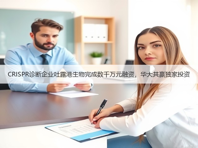 CRISPR诊断企业吐露港生物完成数千万元融资，华大共赢独家投资(图1)