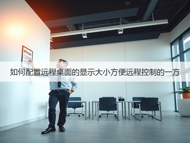 如何配置远程桌面的显示大小方便远程控制的一方(图2)