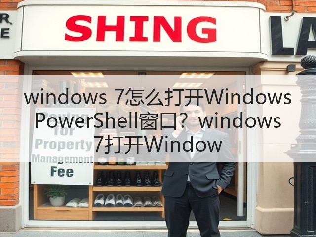 windows 7怎么打开Windows PowerShell窗口?windows 7打开Window(图1) windows 7怎么打开Windows PowerShell窗口?windows 7打开Window(图1)