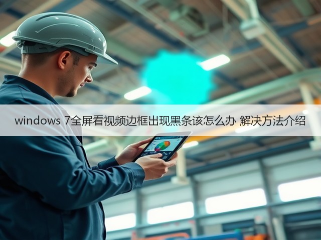 windows 7全屏看视频边框出现黑条该怎么办 解决方法介绍(图1) windows 7全屏看视频边框出现黑条该怎么办 解决方法介绍(图1)