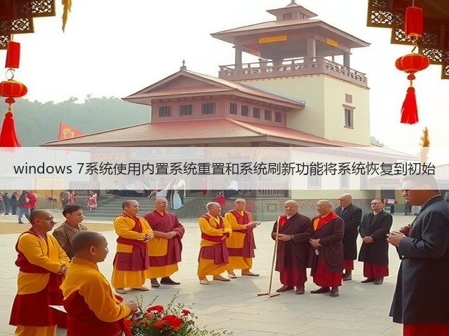 windows 7系统使用内置系统重置和系统刷新功能将系统恢复到初始(图3) windows 7系统使用内置系统重置和系统刷新功能将系统恢复到初始(图3)