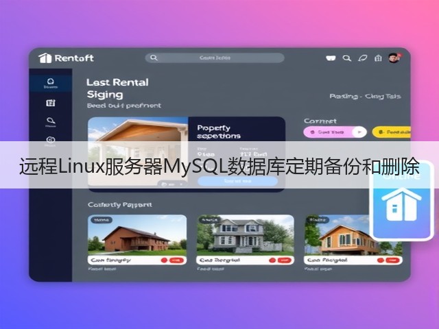 远程Linux服务器MySQL数据库定期备份和删除(图2) 远程Linux服务器MySQL数据库定期备份和删除(图2)