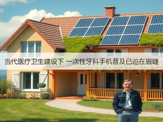 当代医疗卫生建设下 一次性牙科手机普及已迫在眉睫(图1) 当代医疗卫生建设下 一次性牙科手机普及已迫在眉睫(图1)