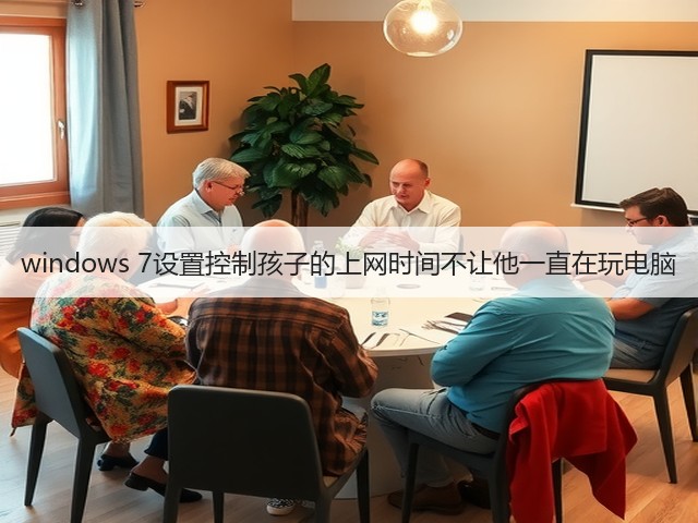windows 7设置控制孩子的上网时间不让他一直在玩电脑(图3)