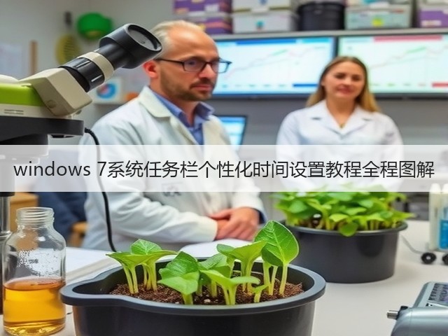 windows 7系统任务栏个性化时间设置教程全程图解(图3) windows 7系统任务栏个性化时间设置教程全程图解(图3)