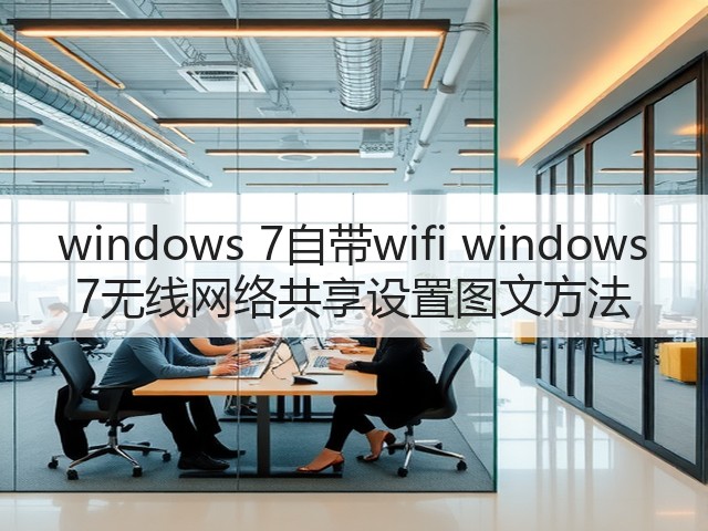 windows 7自带wifi windows 7无线网络共享设置图文方法(图3) windows 7自带wifi windows 7无线网络共享设置图文方法(图3)