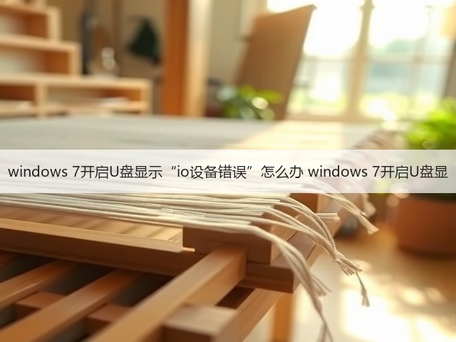 windows 7开启U盘显示“io设备错误”怎么办 windows 7开启U盘显(图3) windows 7开启U盘显示“io设备错误”怎么办 windows 7开启U盘显(图3)