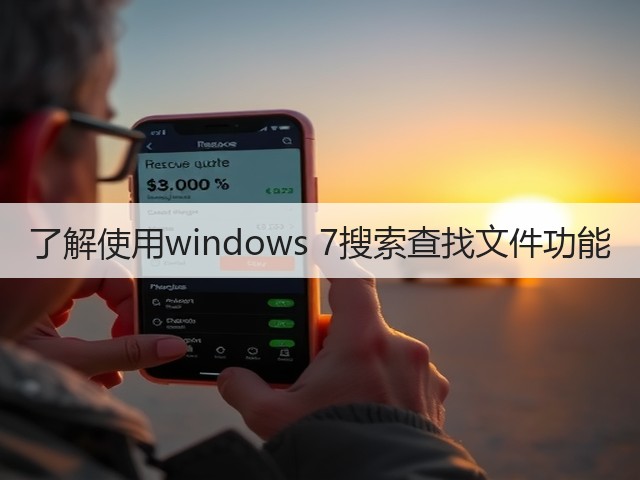 了解使用windows 7搜索查找文件功能(图3) 了解使用windows 7搜索查找文件功能(图3)