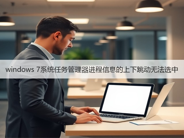 windows 7系统任务管理器进程信息的上下跳动无法选中(图1) windows 7系统任务管理器进程信息的上下跳动无法选中(图1)