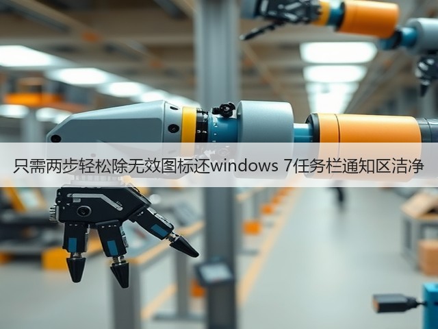 只需两步轻松除无效图标还windows 7任务栏通知区洁净(图3) 只需两步轻松除无效图标还windows 7任务栏通知区洁净(图3)