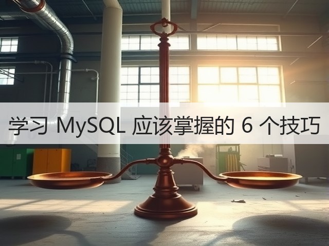 学习 MySQL 应该掌握的 6 个技巧(图3)