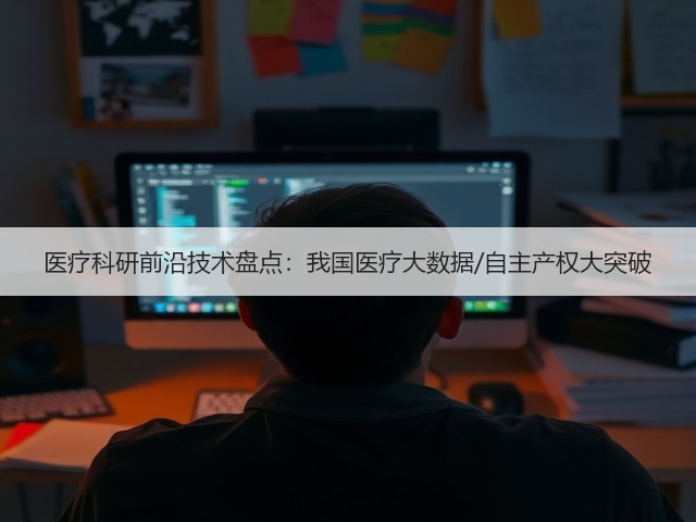 医疗科研前沿技术盘点:我国医疗大数据/自主产权大突破(图3) 医疗科研前沿技术盘点:我国医疗大数据/自主产权大突破(图3)