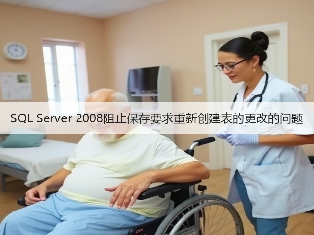 SQL Server 2008阻止保存要求重新创建表的更改的问题(图2)