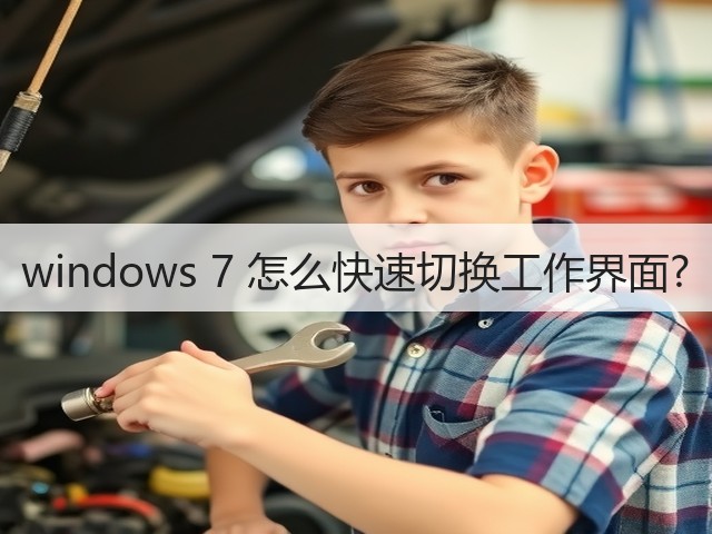 windows 7 怎么快速切换工作界面?(图1) windows 7 怎么快速切换工作界面?(图1)